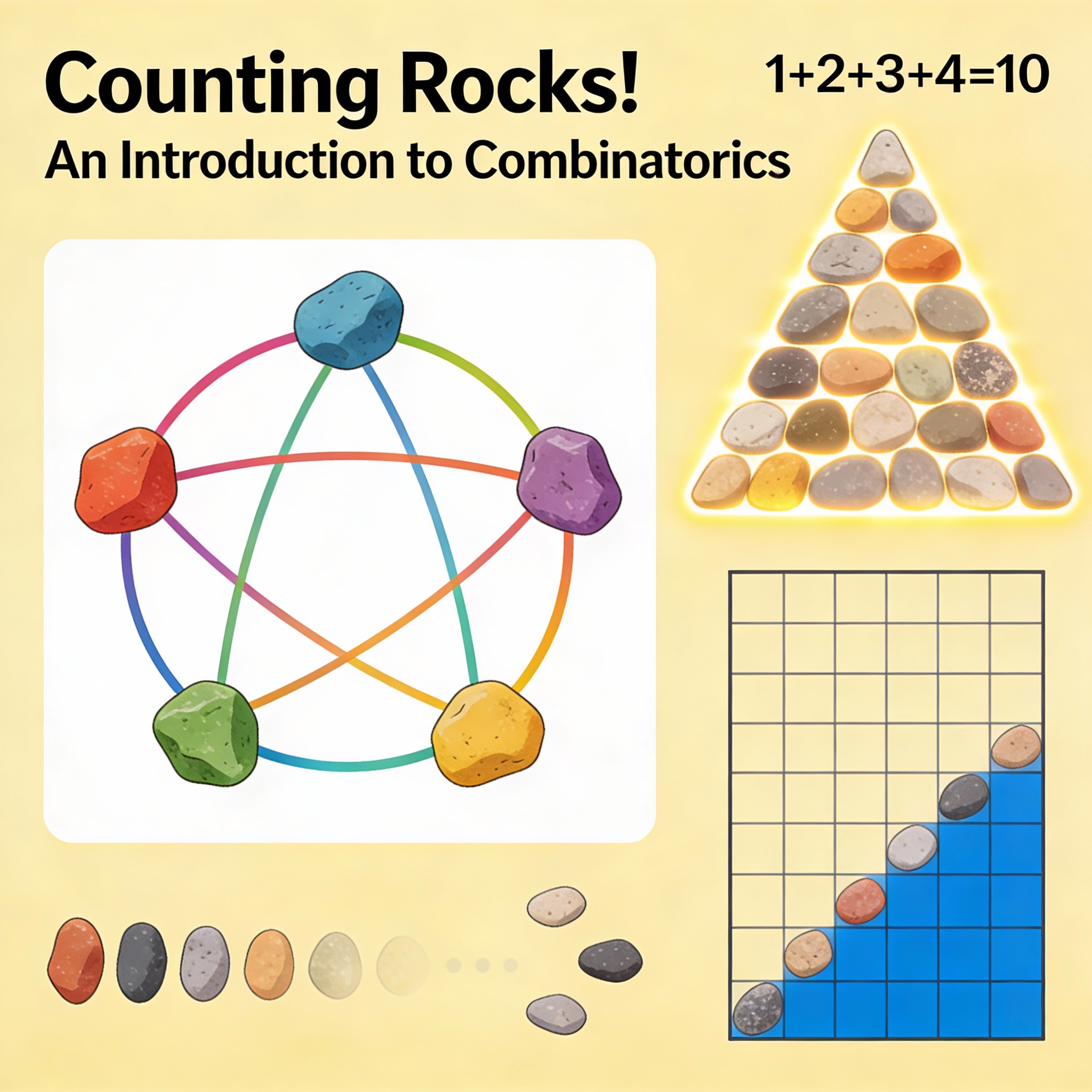Someone Counting Rocks Counting Rocks! An Introduction to Combinatorics | ThetaWave