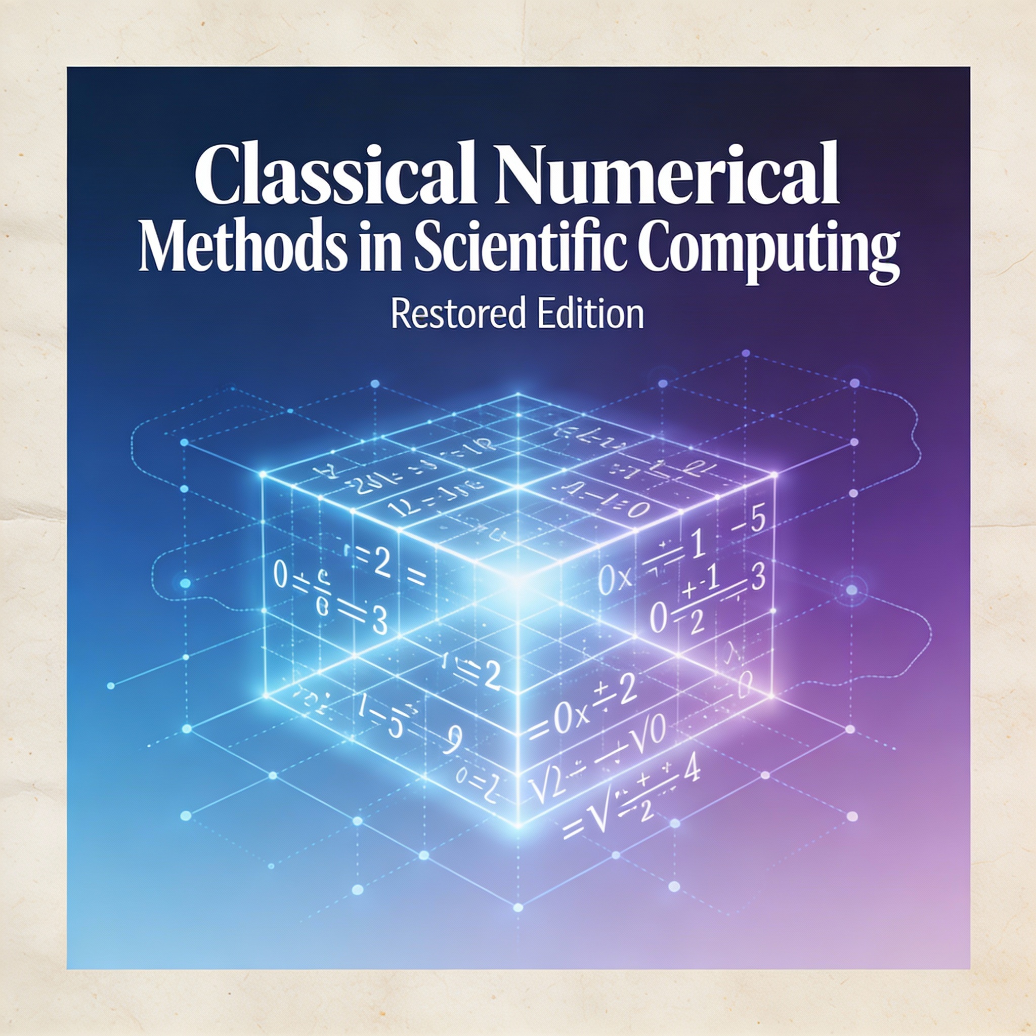 Classical Numerical Methods in Scientific Computing notes